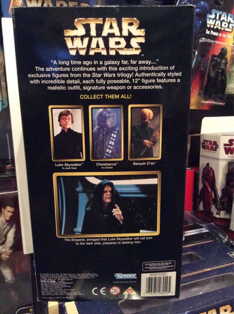 Star Wars: Episode IV-A New Hope: Emperor Palpatine (Galactic Empire) Collector Series - Kenner (Space/Sci-fi/Villian) action figure collectible [Barcode 076281280295] - Main Image 2