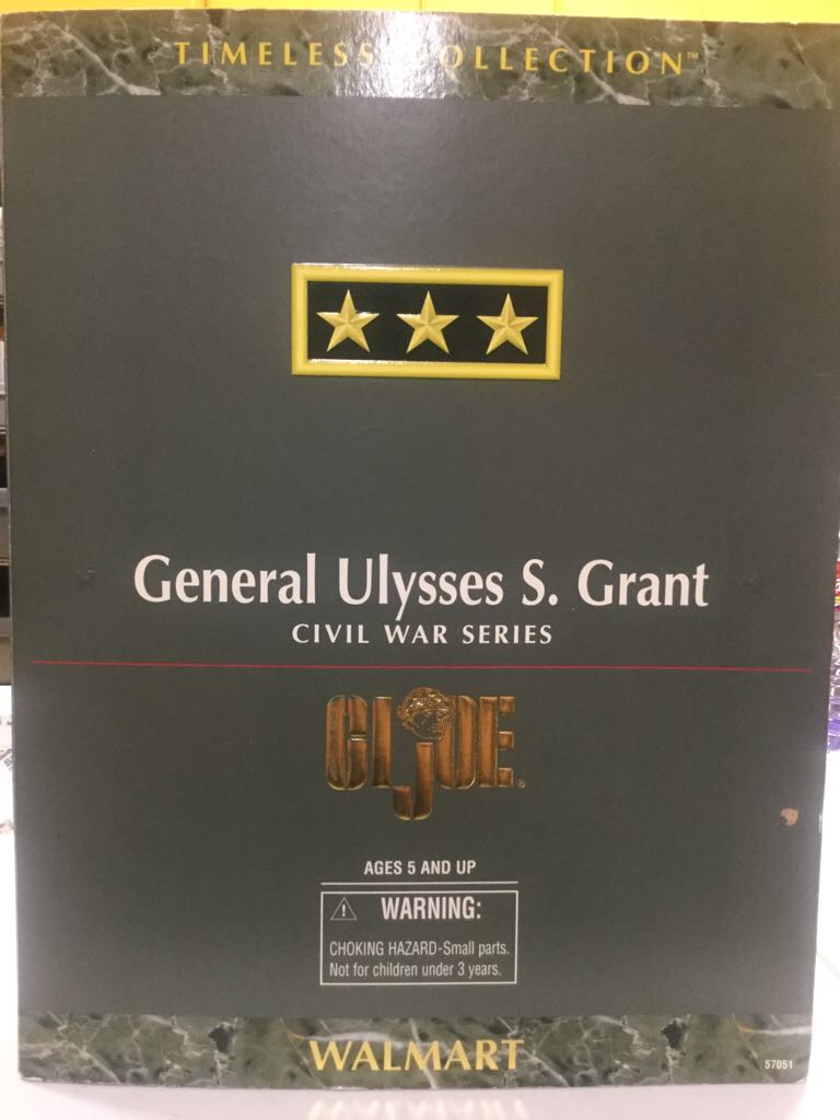 G.I. Joe: Civil War Series General Ulysses A. Grant - Kenner (GI Joe Timeless Collection) action figure collectible [Barcode 076281570518] - Main Image 1