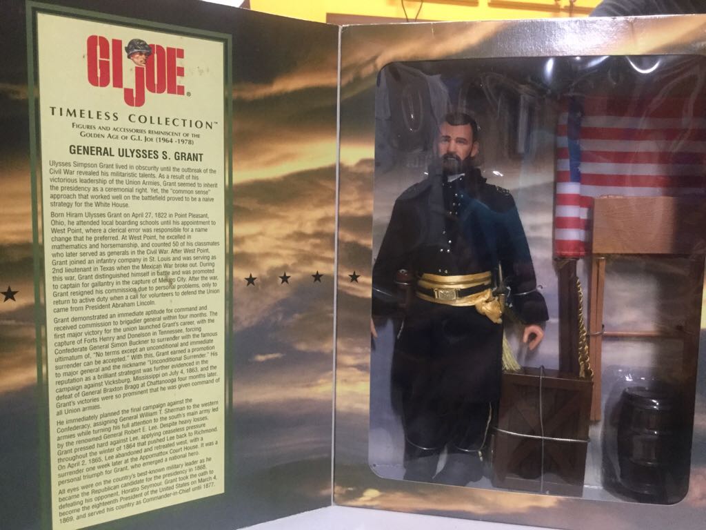 G.I. Joe: Civil War Series General Ulysses A. Grant - Kenner (GI Joe Timeless Collection) action figure collectible [Barcode 076281570518] - Main Image 2
