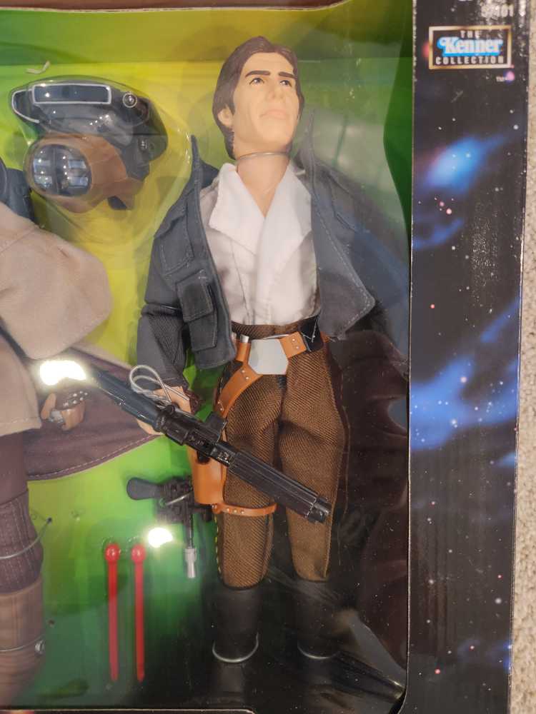 Star Wars  Luke Skywalker Tatooine, Princess Leia Boushh, Han Solo Bespin - Kenner (12” Action Collection) action figure collectible [Barcode 076281571010] - Main Image 4