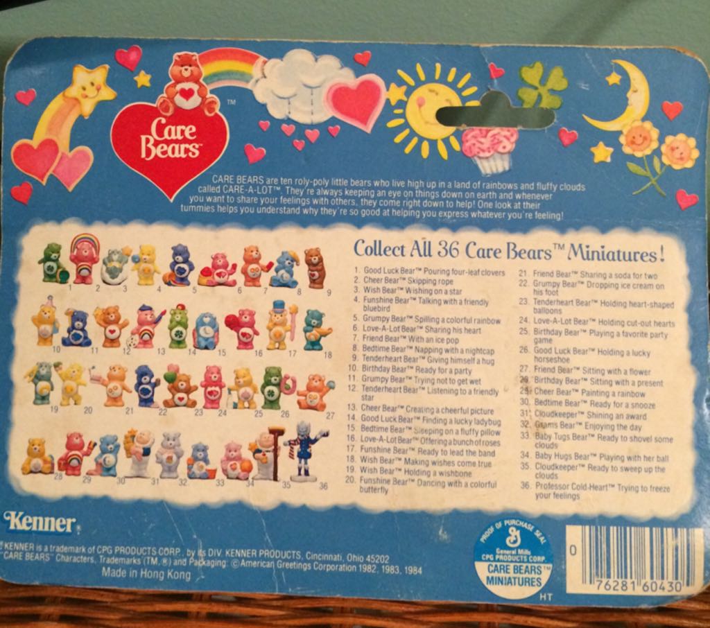 Birthday Bear - Kenner (Care Bears) action figure collectible [Barcode 076281604305] - Main Image 2