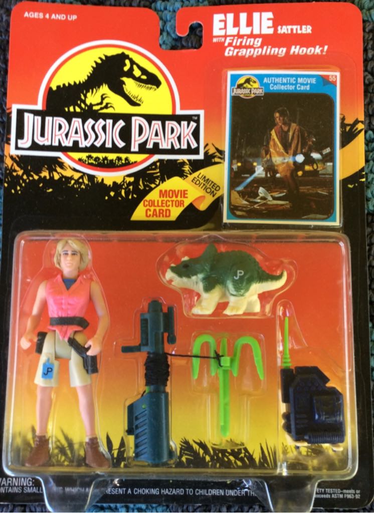 Jurassic Park Ellie Sattler - Kenner (Movie Colleector Card Limited Ed) action figure collectible [Barcode 076281610047] - Main Image 1