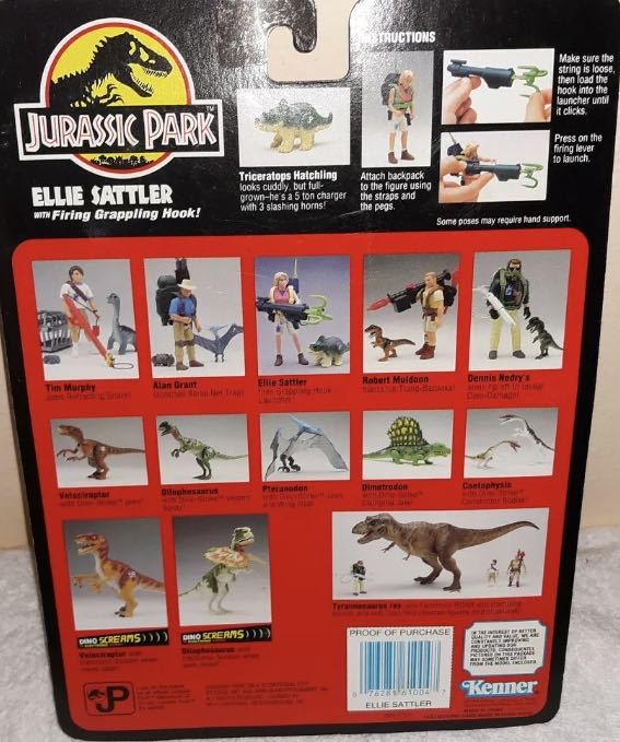 Jurassic Park Ellie Sattler - Kenner (Movie Colleector Card Limited Ed) action figure collectible [Barcode 076281610047] - Main Image 3