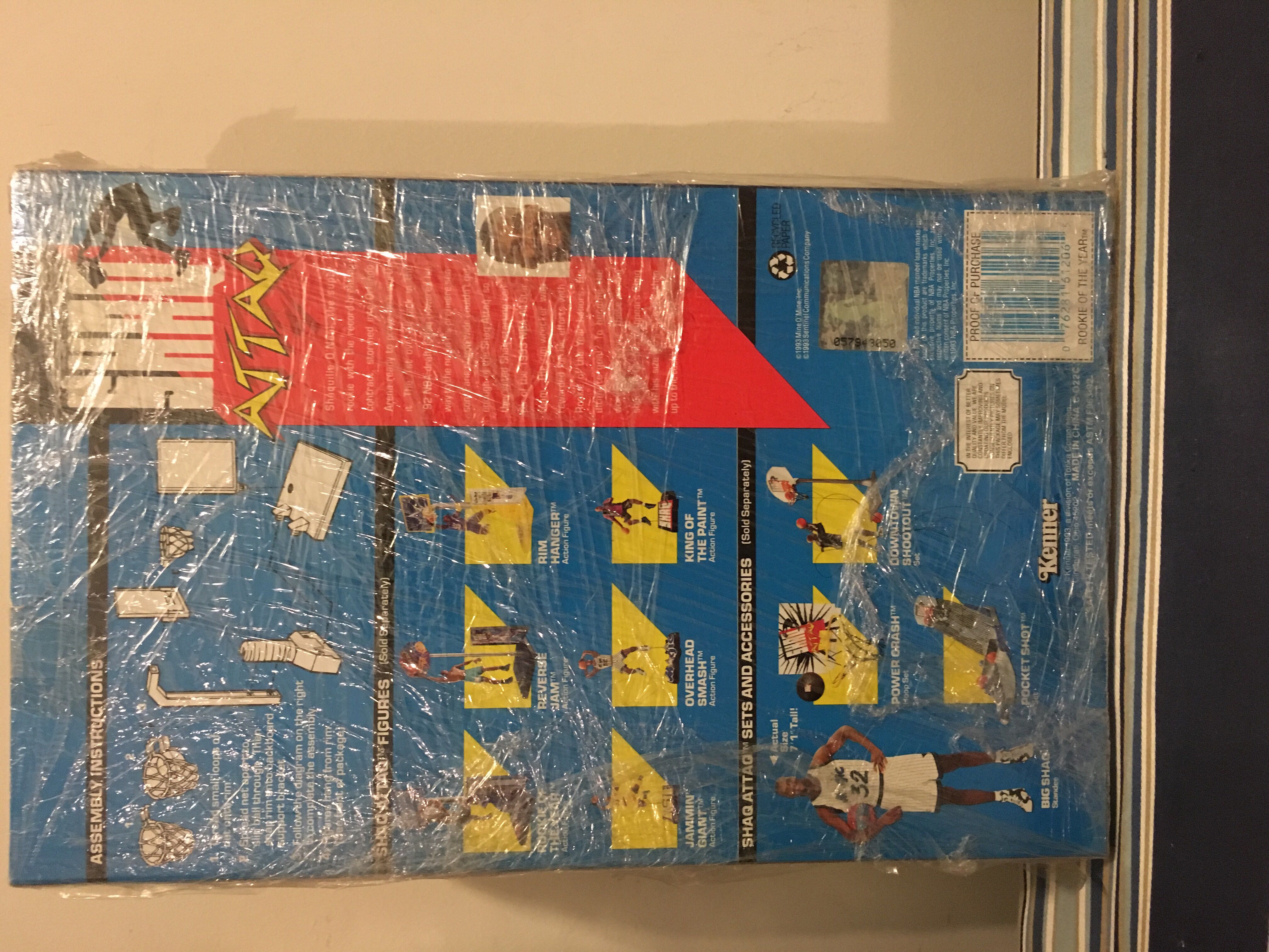 Shaquille O’Neal • Rookie Of The Year - Kenner (Shaq Attaq) action figure collectible [Barcode 076281612065] - Main Image 4