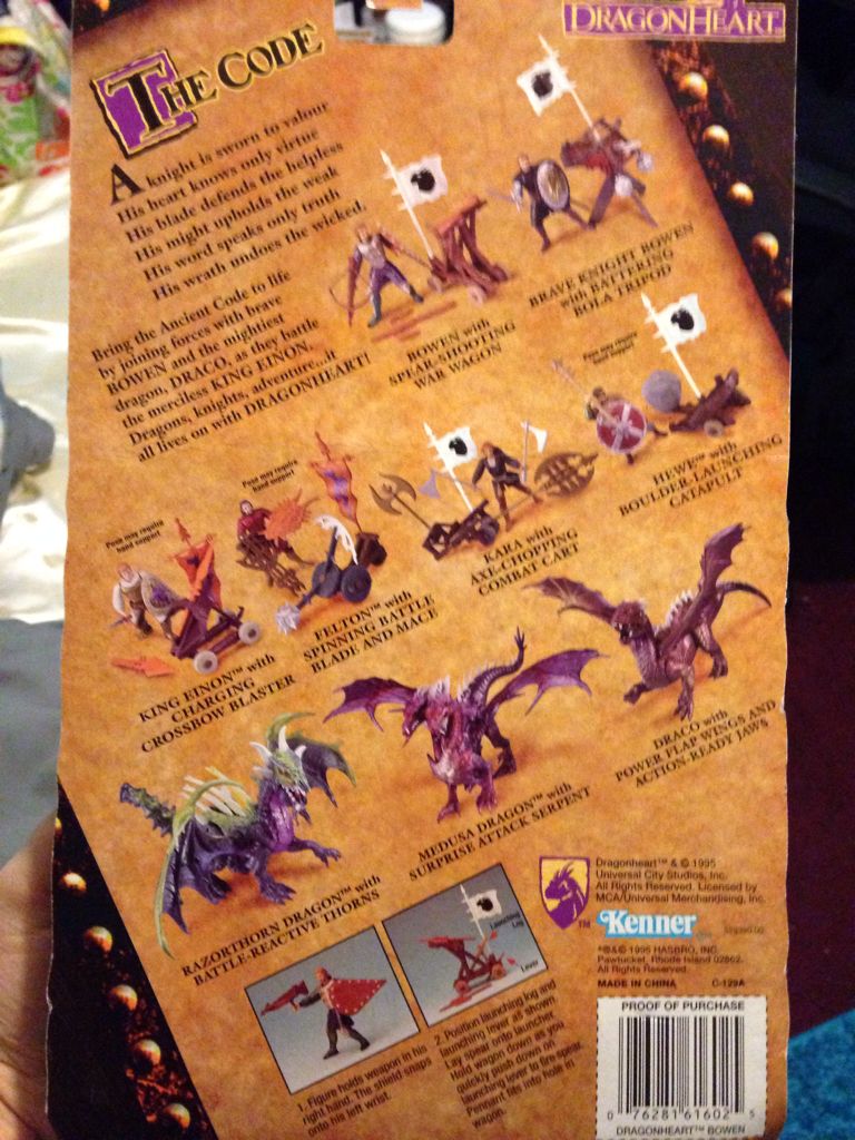 DragonHeart Bowen With Spear Shooting War Wagon  (Dragon Heart) action figure collectible [Barcode 076281616025] - Main Image 2