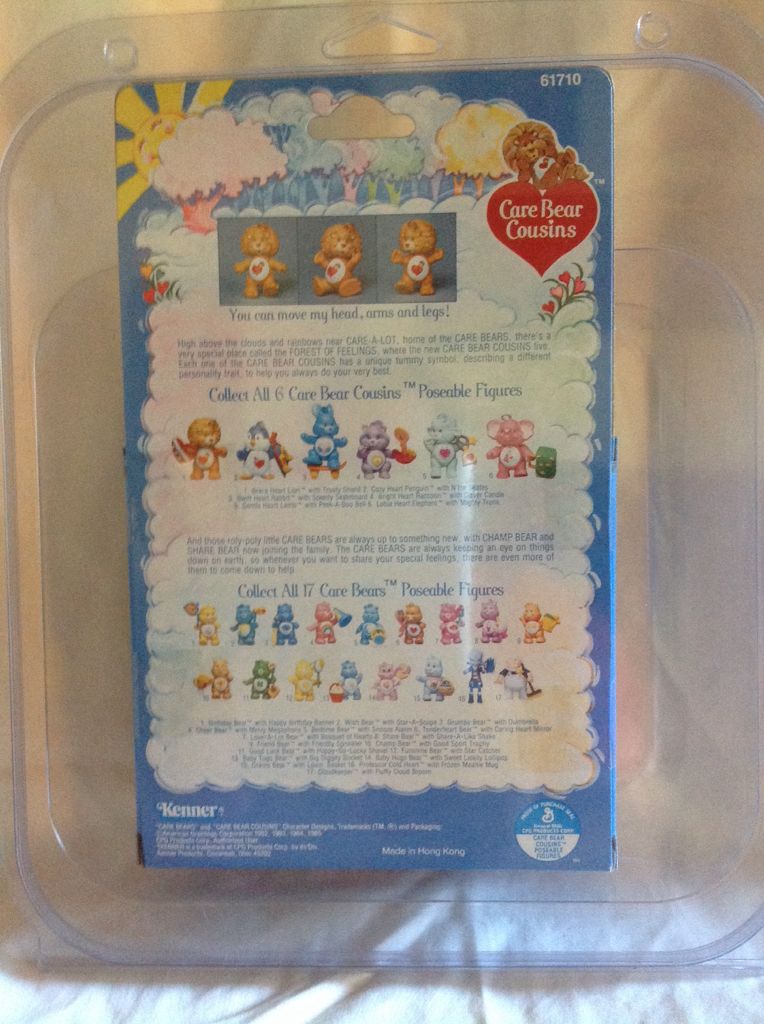 Brave Heart Lion - Kenner (Care Bear Cousins) action figure collectible [Barcode 076281617107] - Main Image 2
