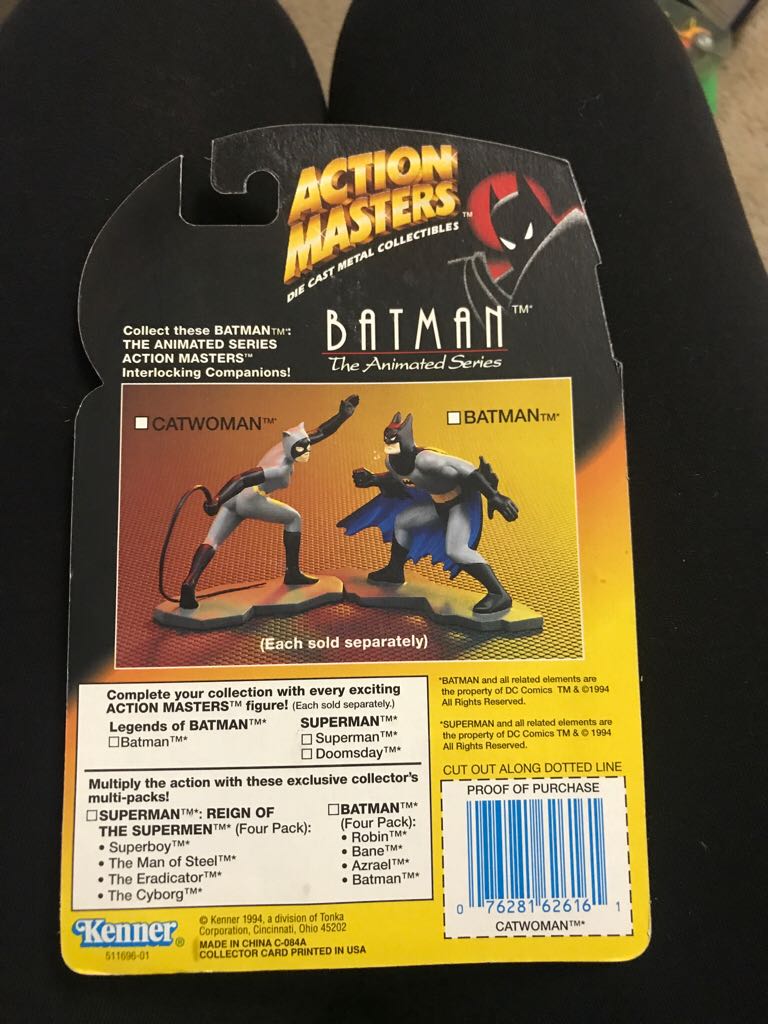 Catwoman - Kenner (Action Masters) action figure collectible [Barcode 076281626161] - Main Image 2