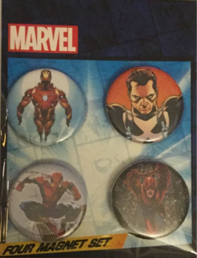 MARVEL Four Magnet Set - ATA-BOY (MARVEL) action figure collectible [Barcode 008215401858] - Main Image 1