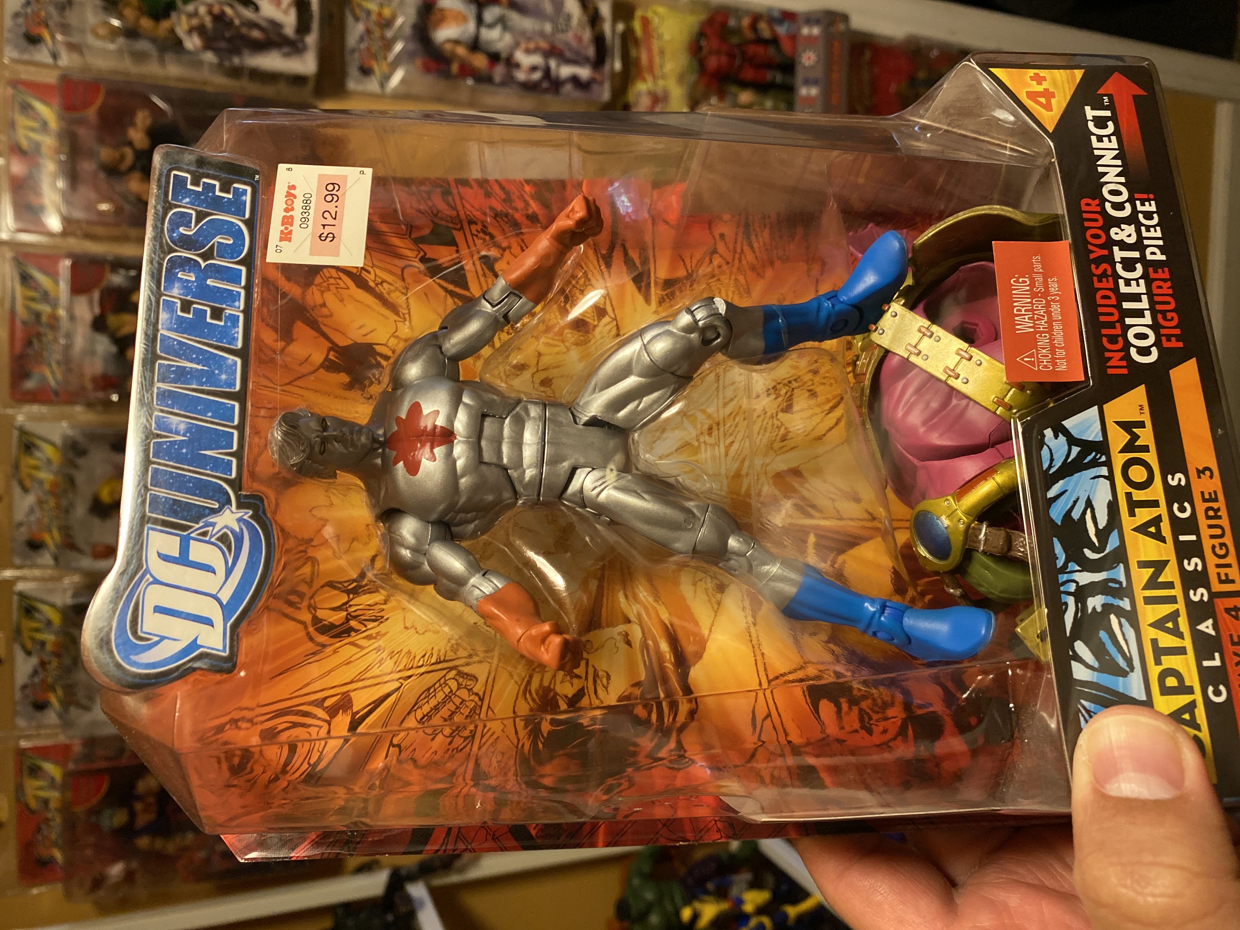 CAPTAIN ATOM (Silver) - Mattel/DC Comics (Collect & Connect Series) action figure collectible [Barcode 027084596205] - Main Image 2