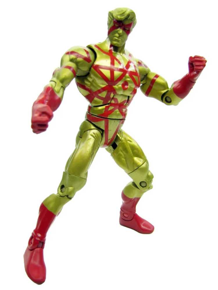 CAPTAIN ATOM (Silver) - Mattel/DC Comics (Collect & Connect Series) action figure collectible [Barcode 027084596205] - Main Image 4