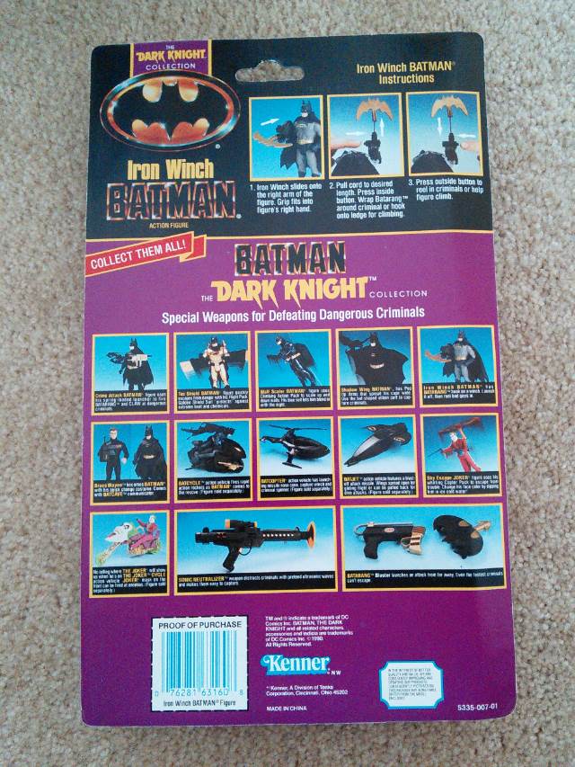 Batman - The Dark Knight Collection Iron Winch - Kenner (Batman) action figure collectible [Barcode 076281631608] - Main Image 2