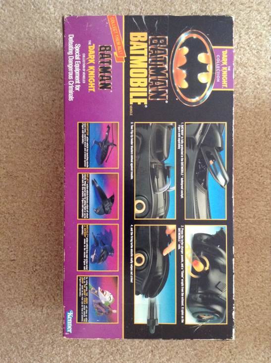 Batman: Batmobile - Kenner (The Dark Knight Collection) action figure collectible [Barcode 076281632407] - Main Image 2