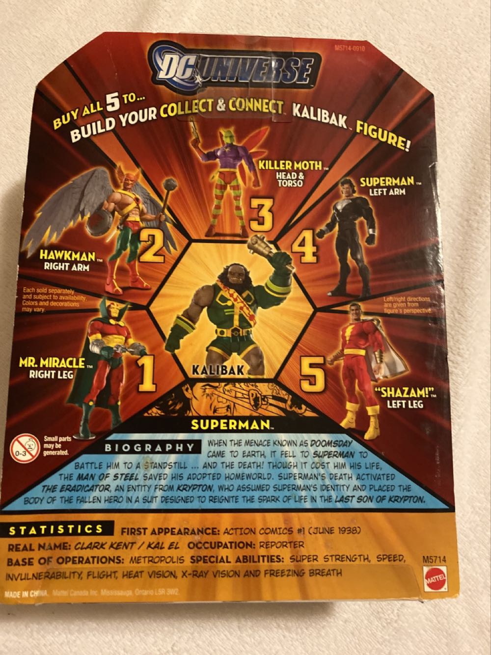 DCUC Wave 6 Figure 4 Superman Variant - Mattel (DC Universe Classics) action figure collectible [Barcode 027084596298] - Main Image 3