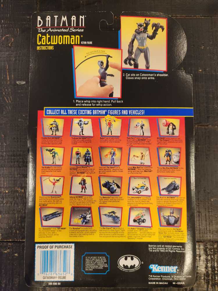 Catwoman - Kenner (Batman: The Animated Series) action figure collectible [Barcode 076281636528] - Main Image 2