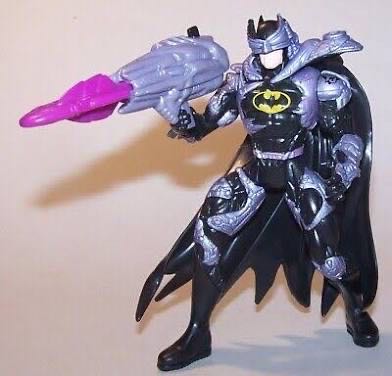 Fractal Armor Batman with Optical Shoulder Cannon System - Kenner (Total Justice) action figure collectible [Barcode 076281638041] - Main Image 4