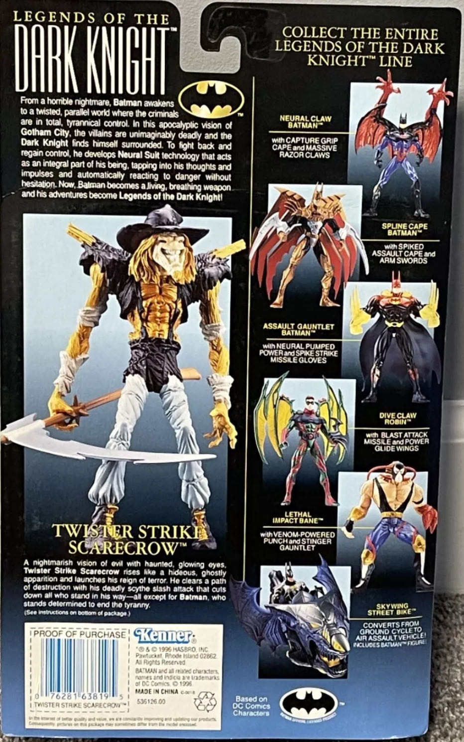 LODK Twister Strike Scarecrow - Hasbo / Kenner (Batman LODK Premium) action figure collectible [Barcode 076281638195] - Main Image 4