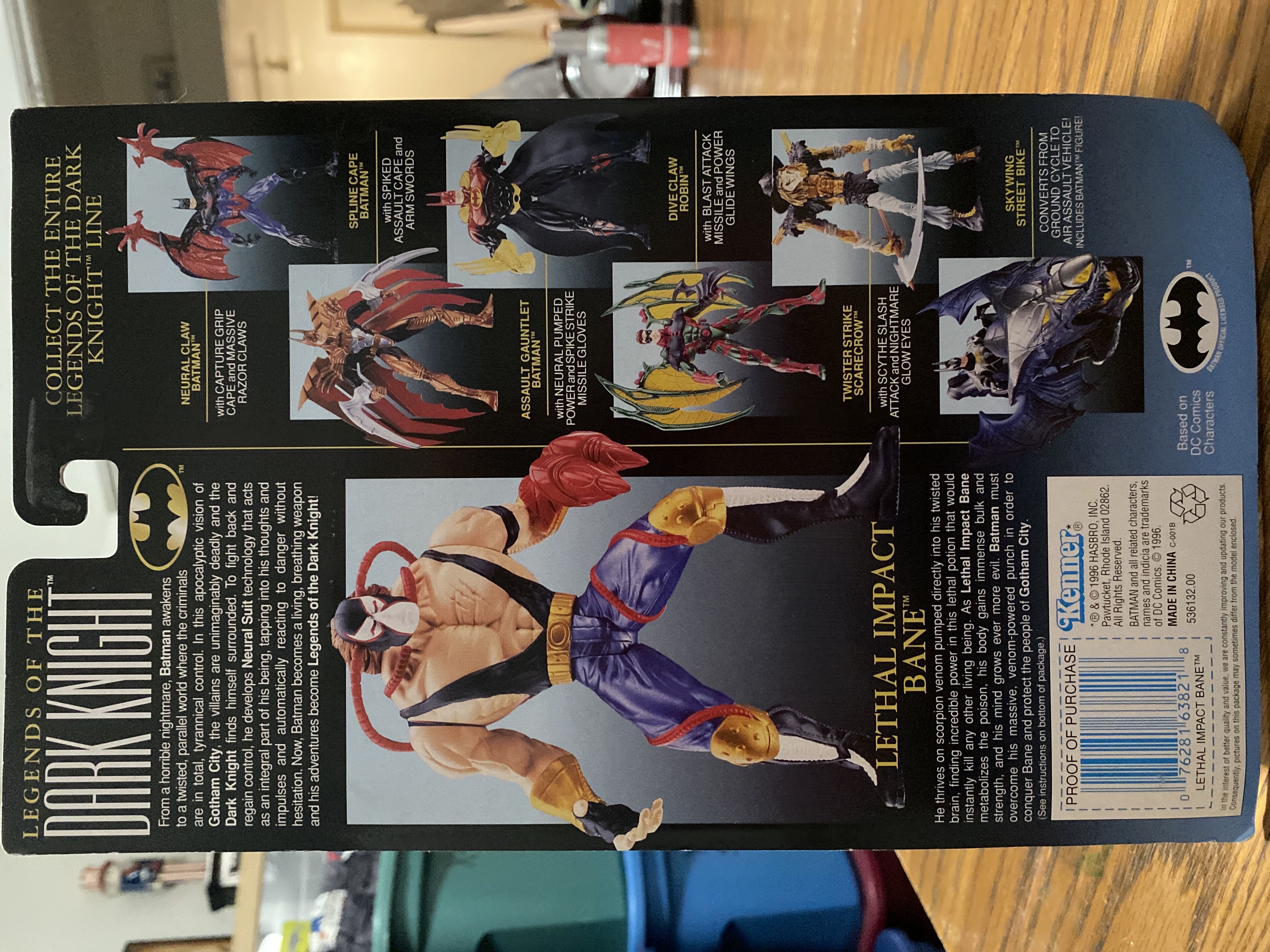 Lethal Impact Bane - Hasbo / Kenner (Batman Legends of Batman) action figure collectible [Barcode 076281638218] - Main Image 2