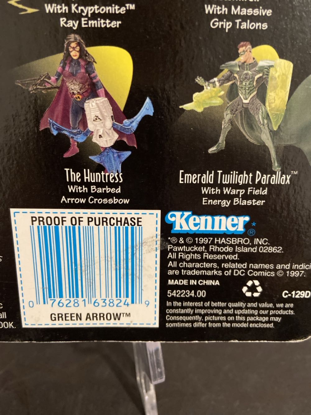 Green Arrow - Kenner (Total Justice) action figure collectible [Barcode 076281638249] - Main Image 3