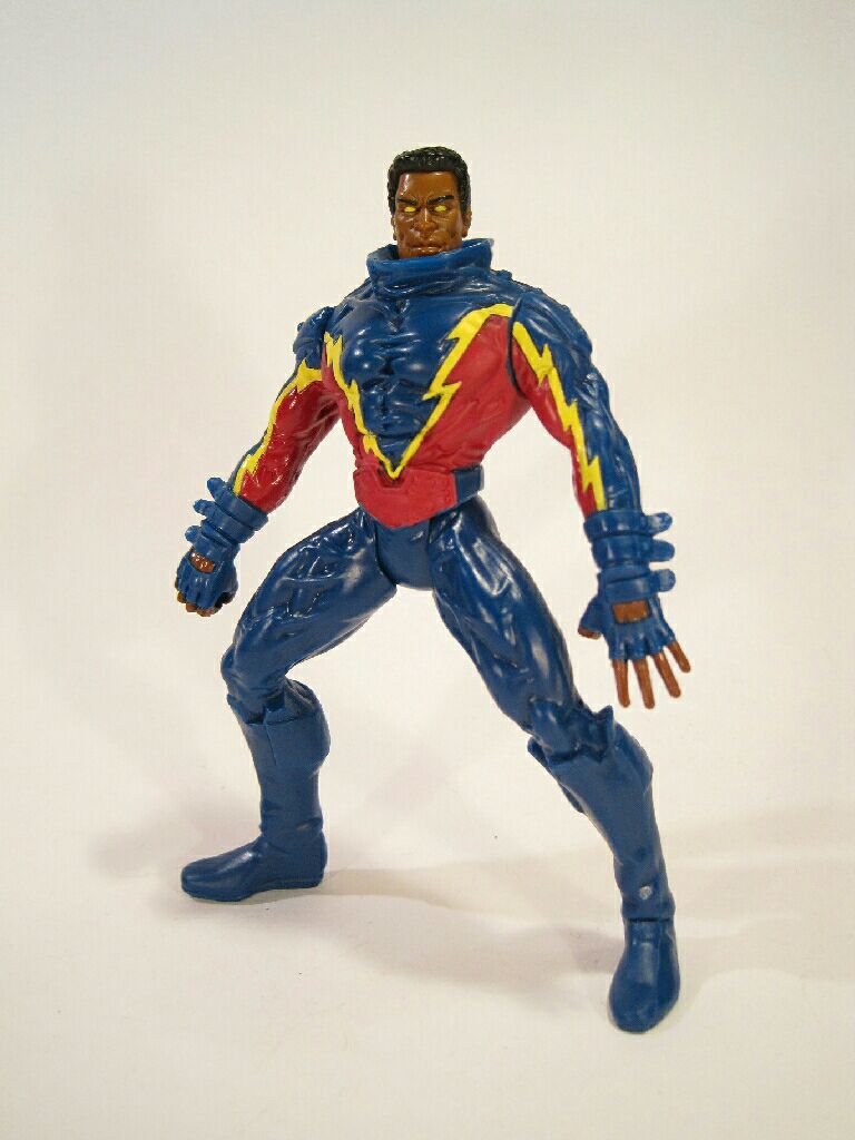 Total Justice: Black Lightning - Kenner (Total Justice) action figure collectible [Barcode 076281638263] - Main Image 2