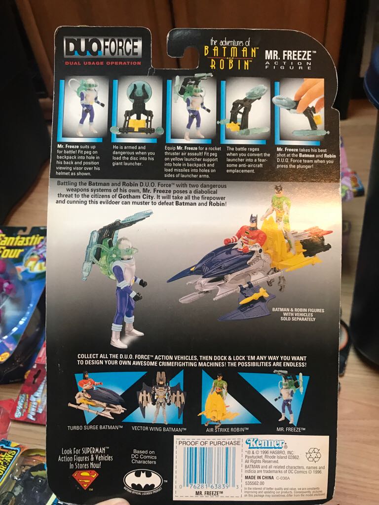 DUO Force Mr. Freeze - Kenner (BAS: The Adventures Of Batman & Robin) action figure collectible [Barcode 076281638393] - Main Image 2