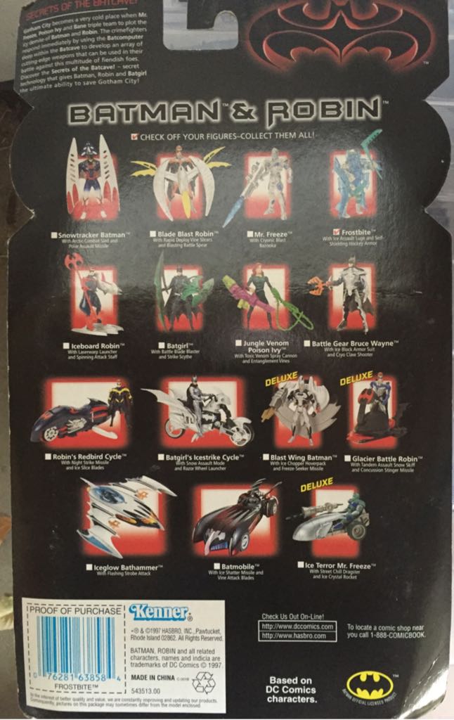 Batman & Robin: Frostbite - Hasbro Inc (Batman & Robin) action figure collectible [Barcode 076281638584] - Main Image 2