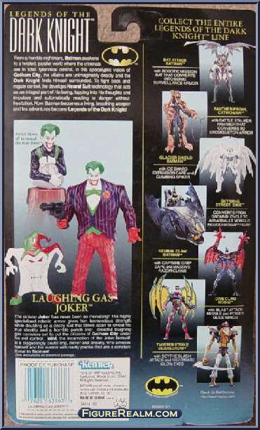 Joker (Laughing Gas) - Kenner (Batman: Legends of the Dark Knight) action figure collectible [Barcode 076281638638] - Main Image 2