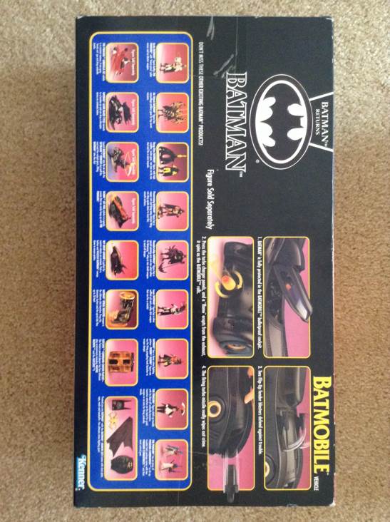 Batmobile Batmissile - Kenner (Batman Returns) action figure collectible [Barcode 076281639239] - Main Image 2