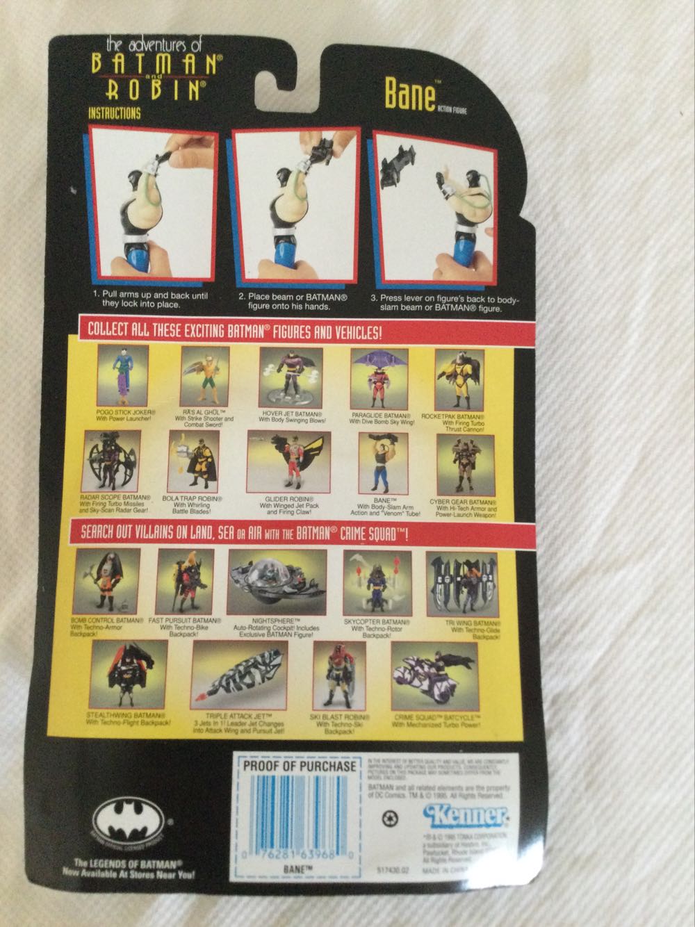 Bane - Kenner (The Adventures Of Batman And Robin) action figure collectible [Barcode 076281639680] - Main Image 2