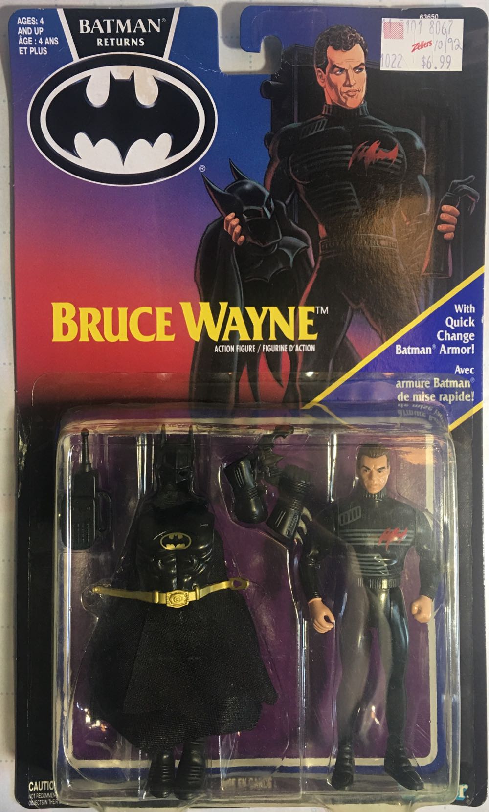 Bruce Wayne - Kenner (Batman: Batman Returns) action figure collectible [Barcode 076281639703] - Main Image 4