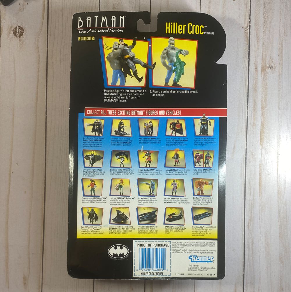 Killer Croc - Kenner (Batman: The Animated Series) action figure collectible [Barcode 076281640099] - Main Image 2