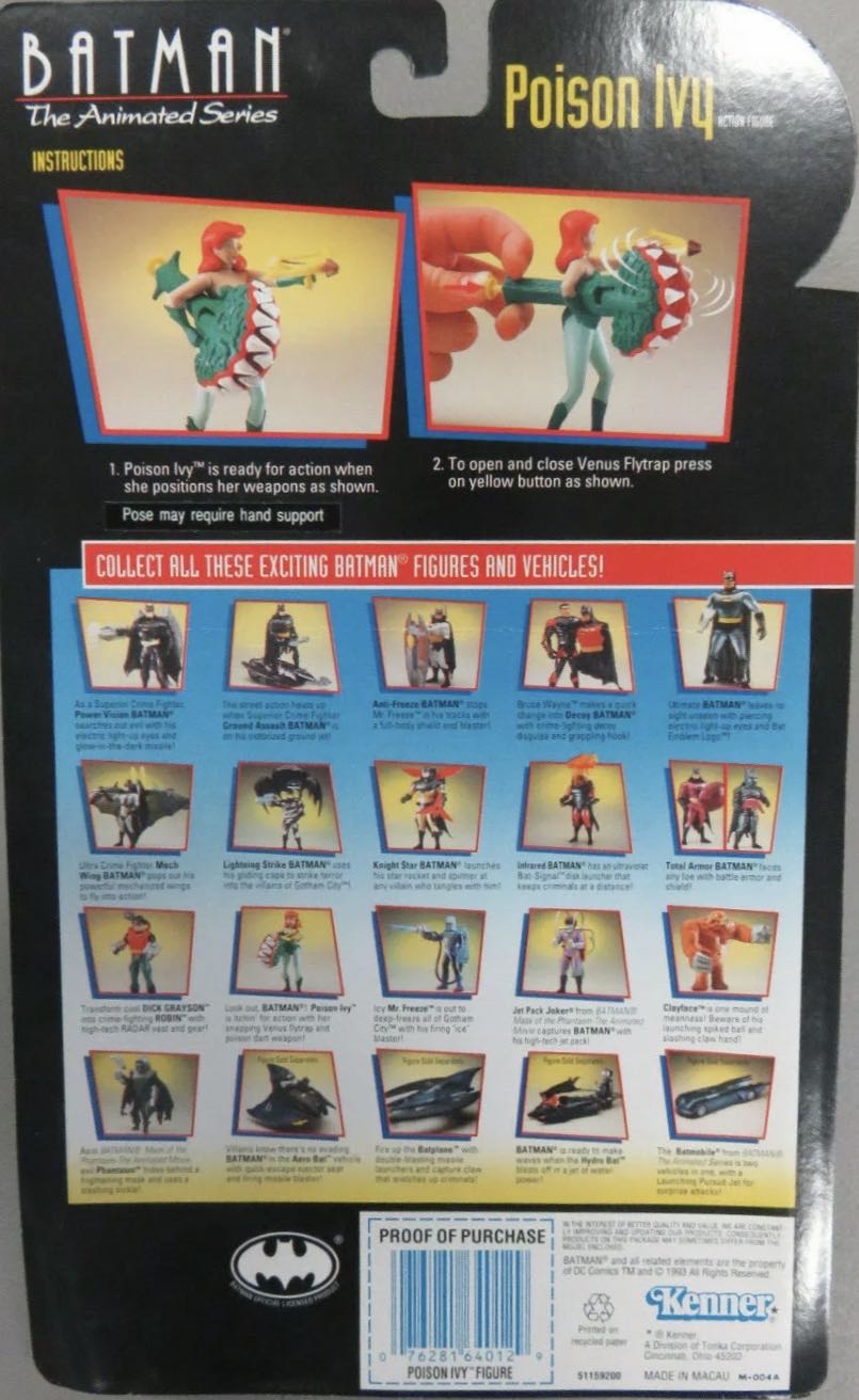 Poison Ivy - Kenner (Batman: The Animated Series) action figure collectible [Barcode 076281640129] - Main Image 2