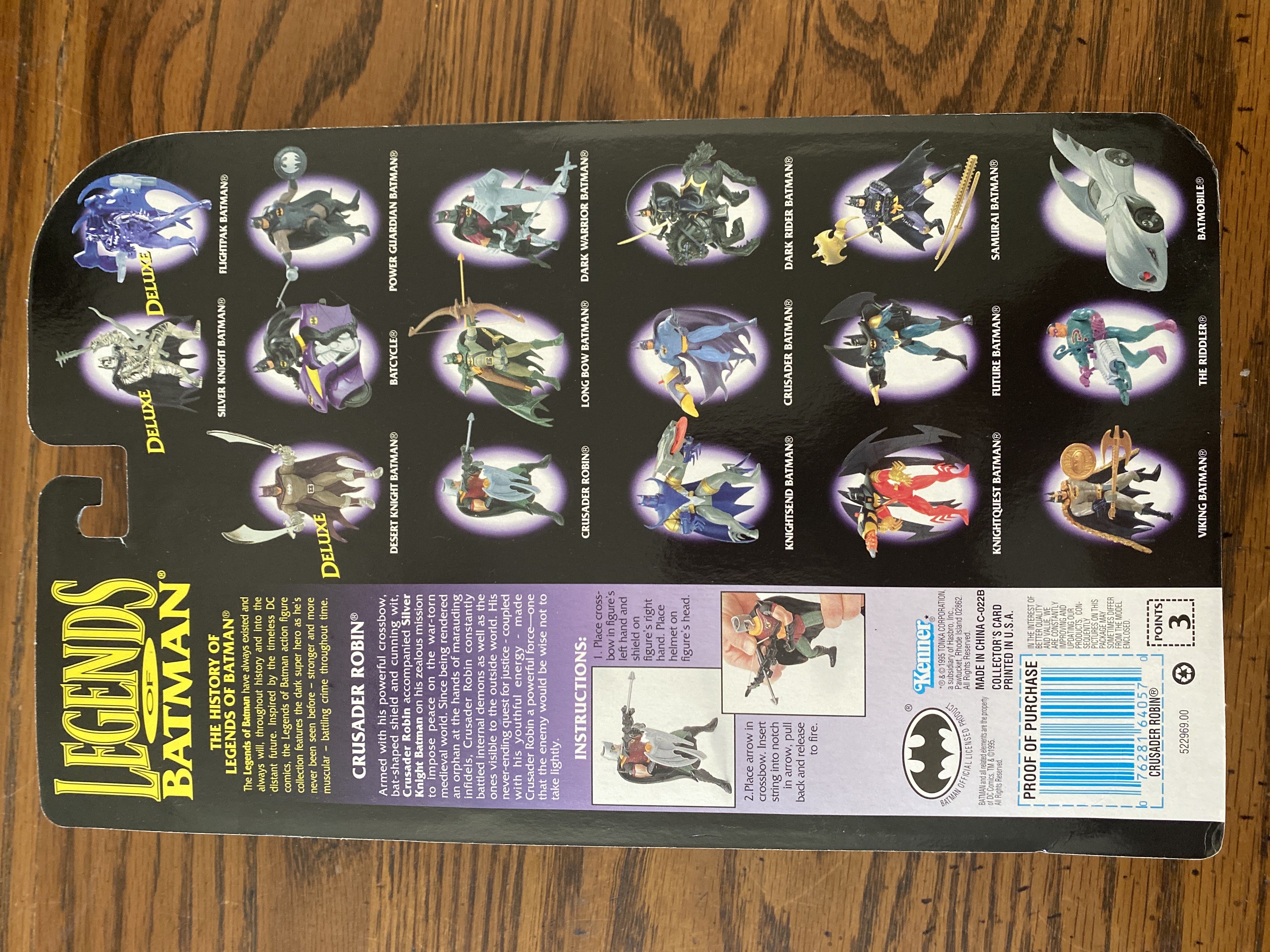 Crusader Robin - Hasbro / Kenner (Batman Legends of Batman) action figure collectible [Barcode 076281640570] - Main Image 2