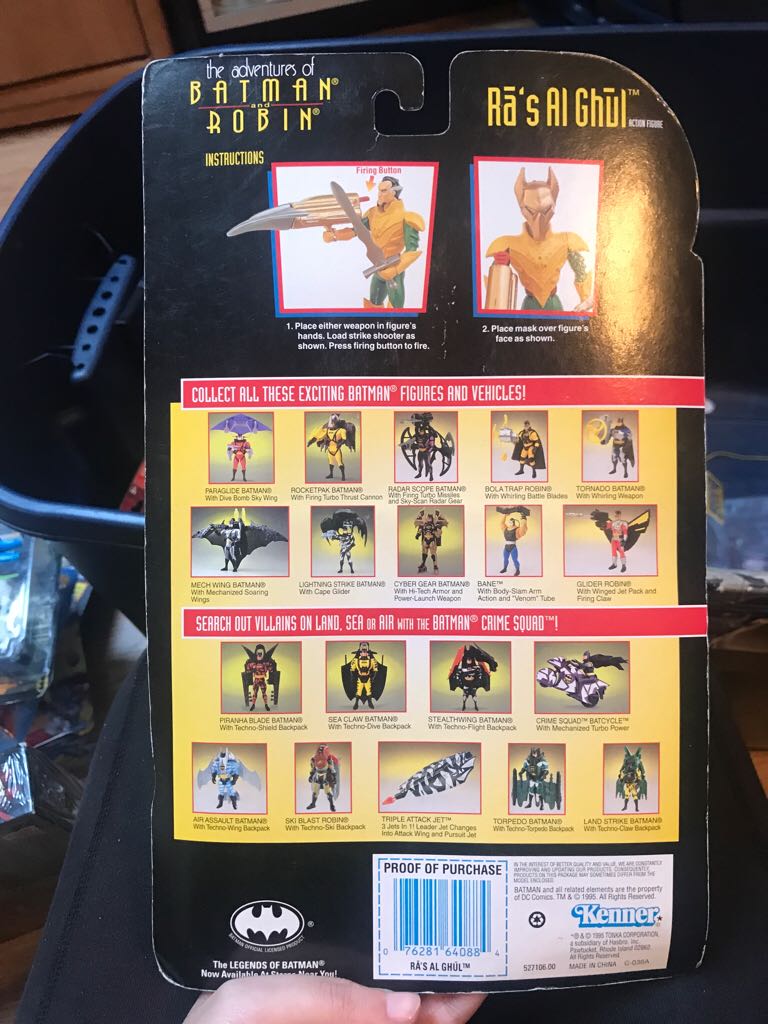 Ra’s Al Ghul - Kenner (Batman: Adventures of Batman & Robin) action figure collectible [Barcode 076281640884] - Main Image 2
