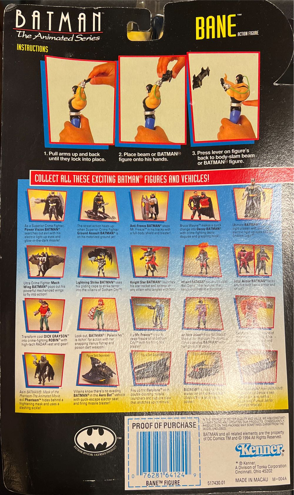 Bane - Kenner (Batman The Animated Series) action figure collectible [Barcode 076281641249] - Main Image 4