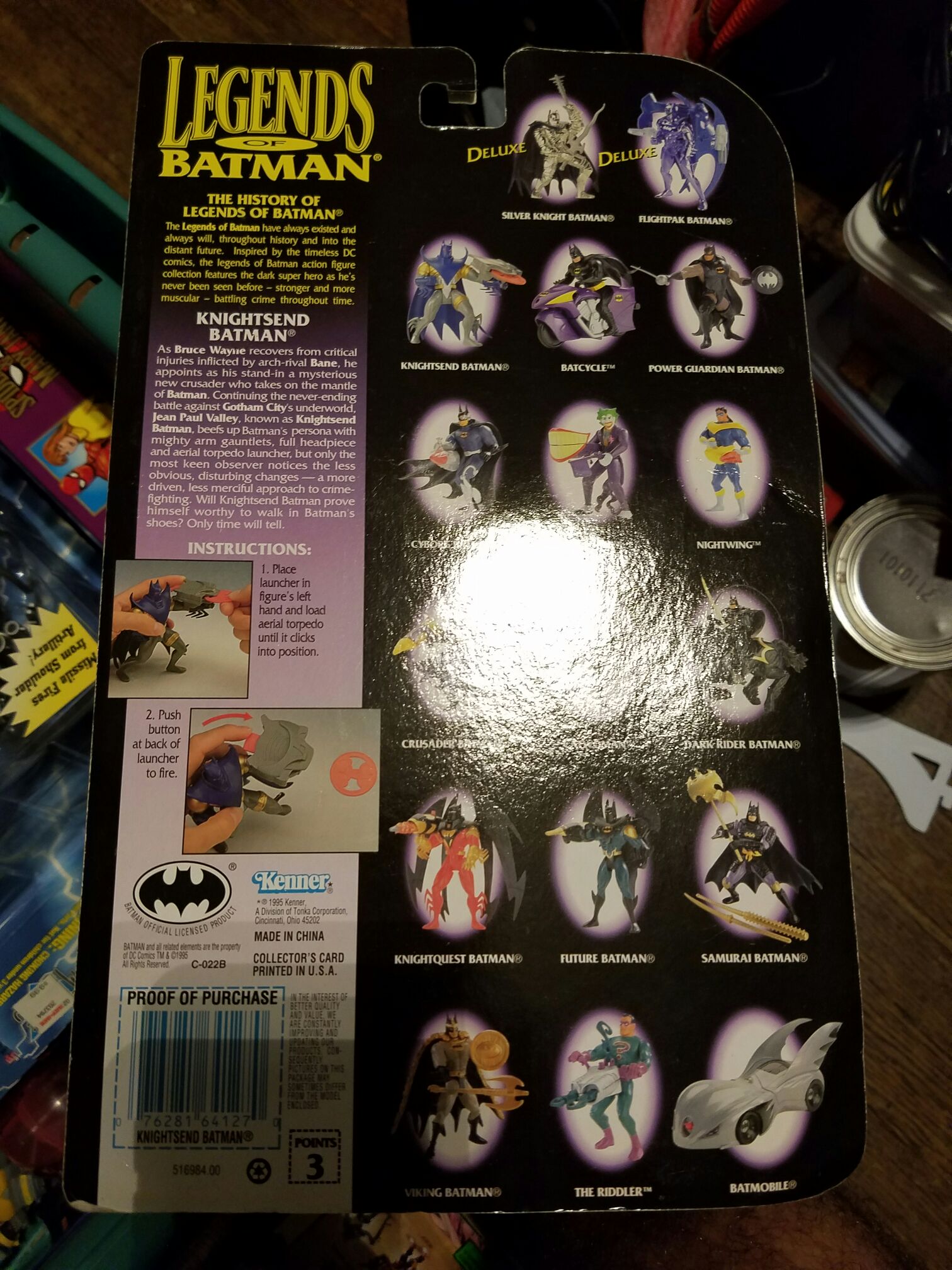 Legends Of Batman Knightsend Batman - Kenner (Legends Of Batman) action figure collectible [Barcode 076281641270] - Main Image 2