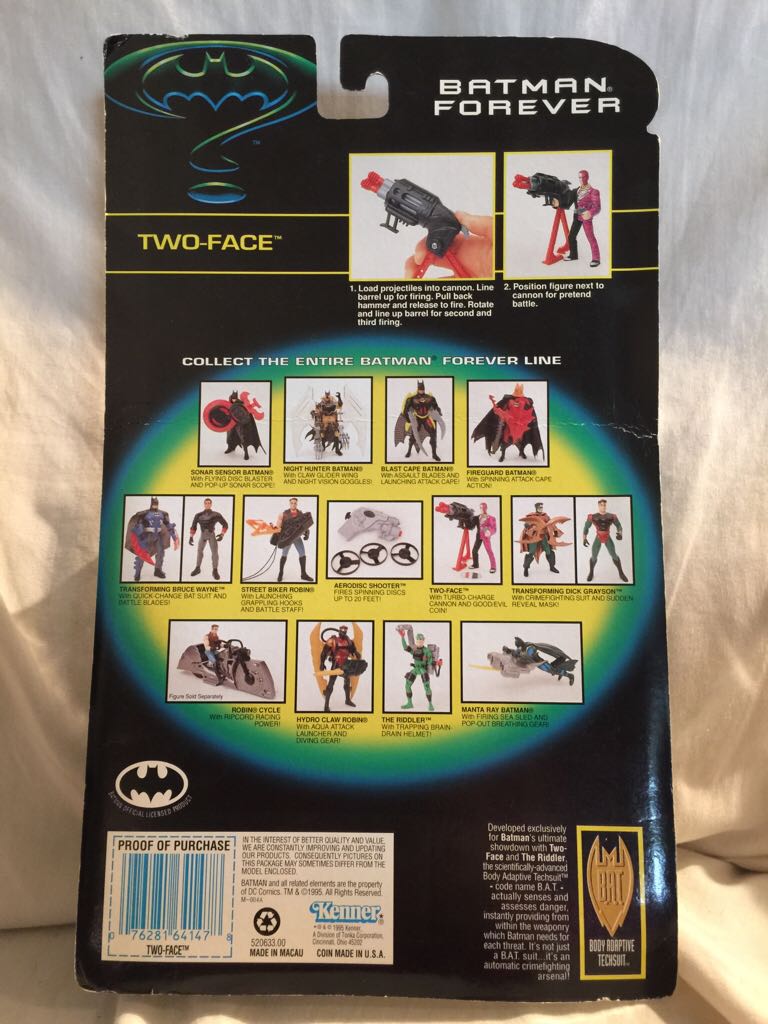 Two-Face - Kenner (DC Comics / Batman) action figure collectible [Barcode 076281641478] - Main Image 2