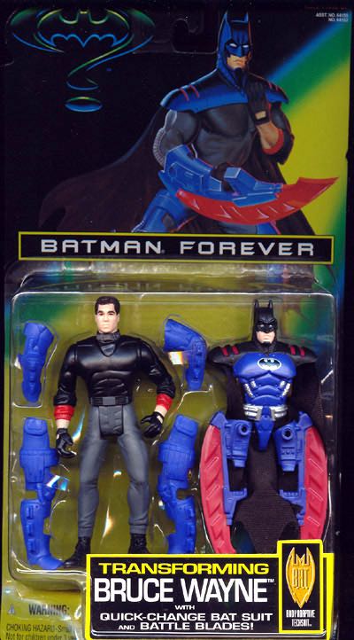 Transforming Bruce Wayne - Kenner (Batman Forever) action figure collectible [Barcode 076281641522] - Main Image 2