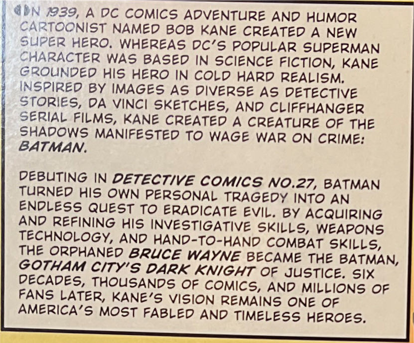 Kenner Toys Classic The Batman Edition #2  - Kenner (Statue) action figure collectible [Barcode 076281642932] - Main Image 4