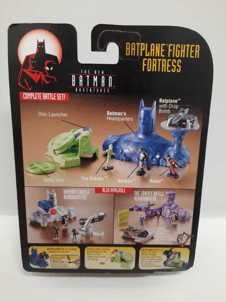 Batplane Fighter Fortress  (The New Batman Adventures: Battle Set) action figure collectible [Barcode 076281642994] - Main Image 2