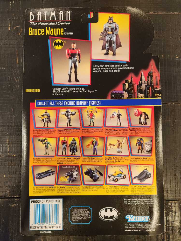 Bruce Wayne - Kenner (Batman: The Animated Series) action figure collectible [Barcode 076281646640] - Main Image 2