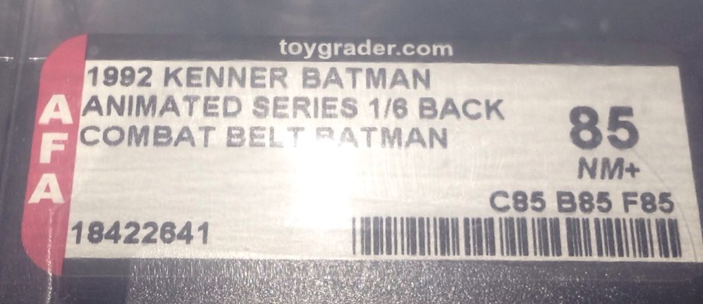 Batman (Combat Belt) - Kenner (Batman: The Animated Series) action figure collectible [Barcode 076281646701] - Main Image 2