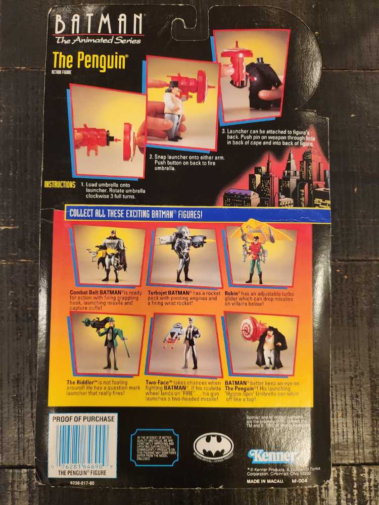 The Penguin - Kenner (Batman: The Animated Series) action figure collectible [Barcode 076281646909] - Main Image 2