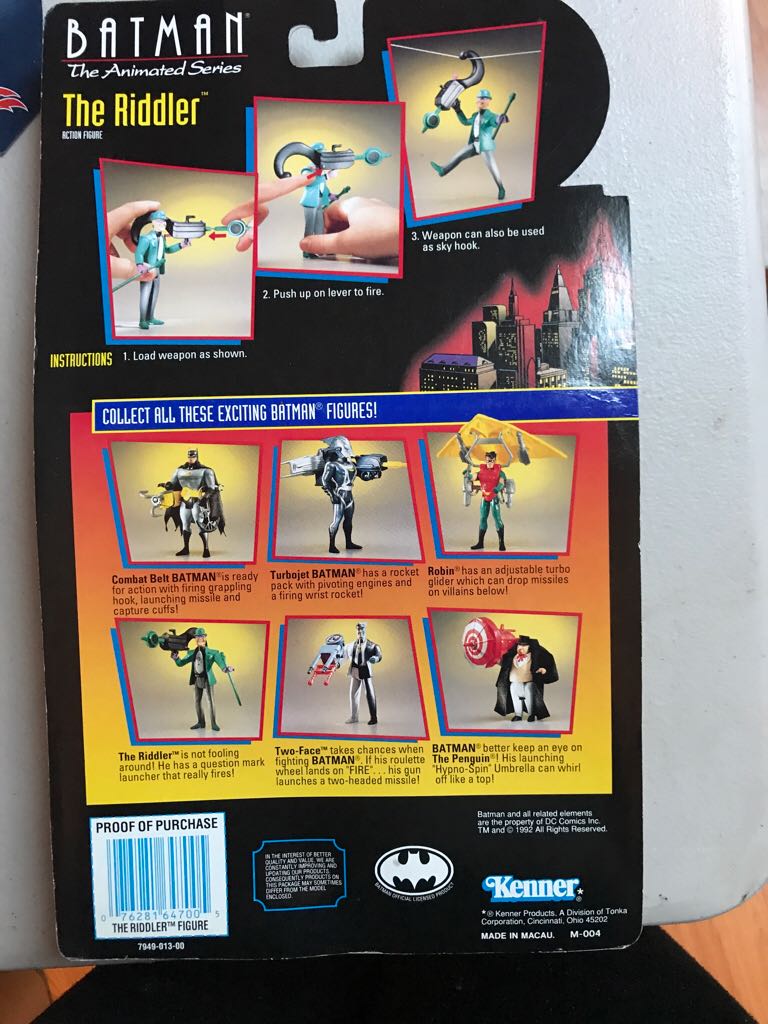 The Riddler - Kenner (Batman The Animated Series) action figure collectible [Barcode 076281647005] - Main Image 2