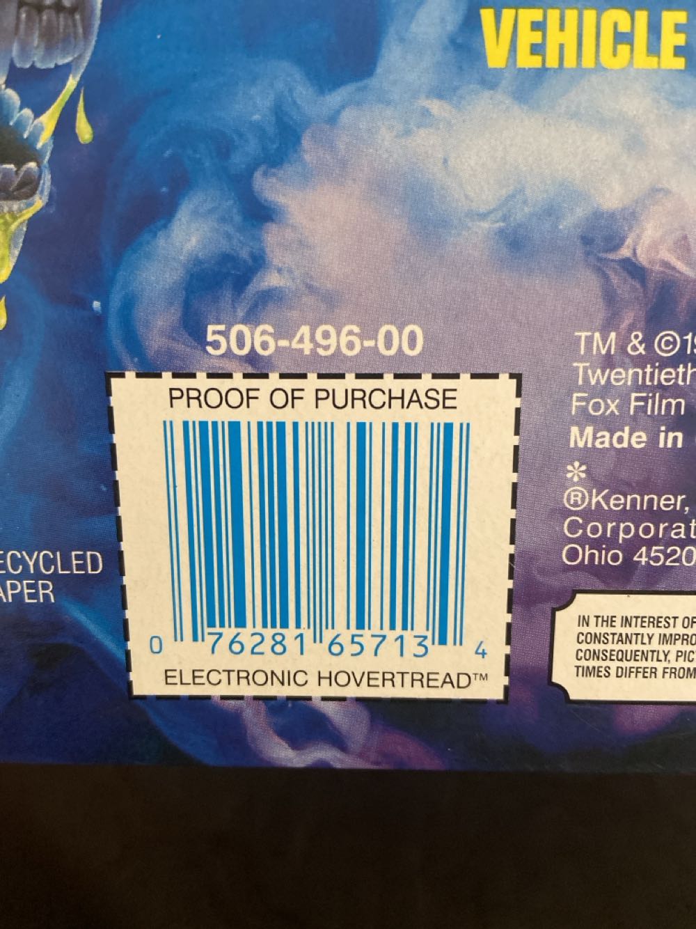 Electronic Hovertread Vehicle - Kenner (Aliens (Kenner)) action figure collectible [Barcode 076281657134] - Main Image 4