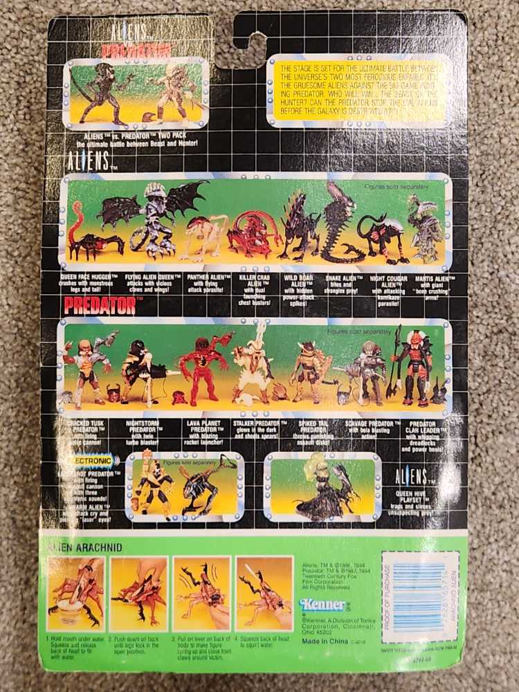 Alien Arachnid - Kenner (Aliens) action figure collectible [Barcode 076281657141] - Main Image 2