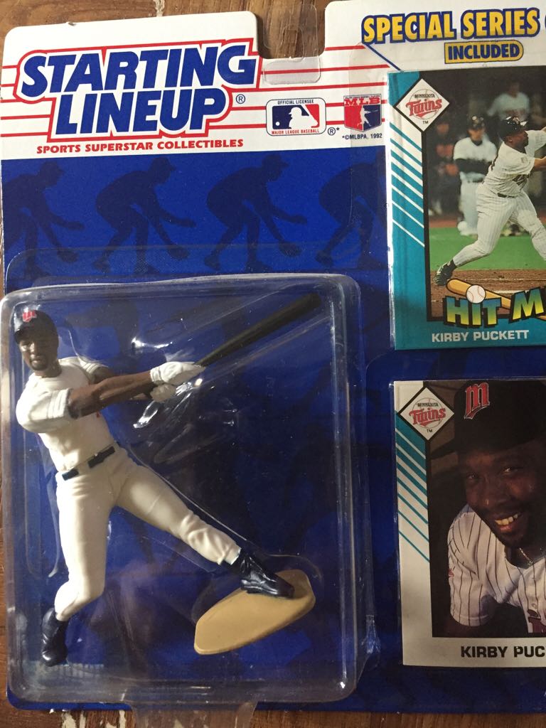 Kirby Puckett - Kenner (Starting Lineup Baseball) action figure collectible [Barcode 076281680354] - Main Image 1