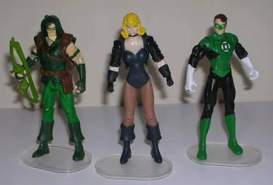 Green Lantern, Black Canary, & Green Arrow - Mattel (DC Universe Infinite Heroes 3.75”) action figure collectible [Barcode 027084648560] - Main Image 3