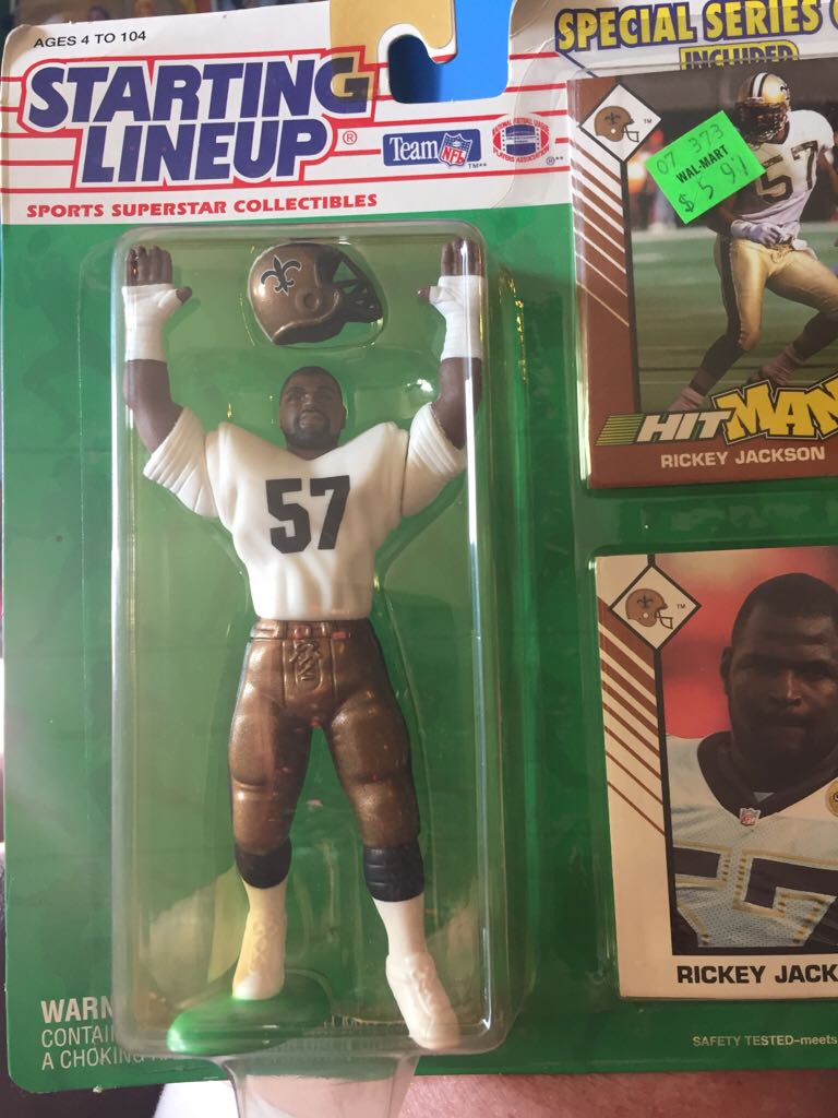 Starting Lineup Rickey Jackson - Kenner action figure collectible [Barcode 076281682129] - Main Image 1