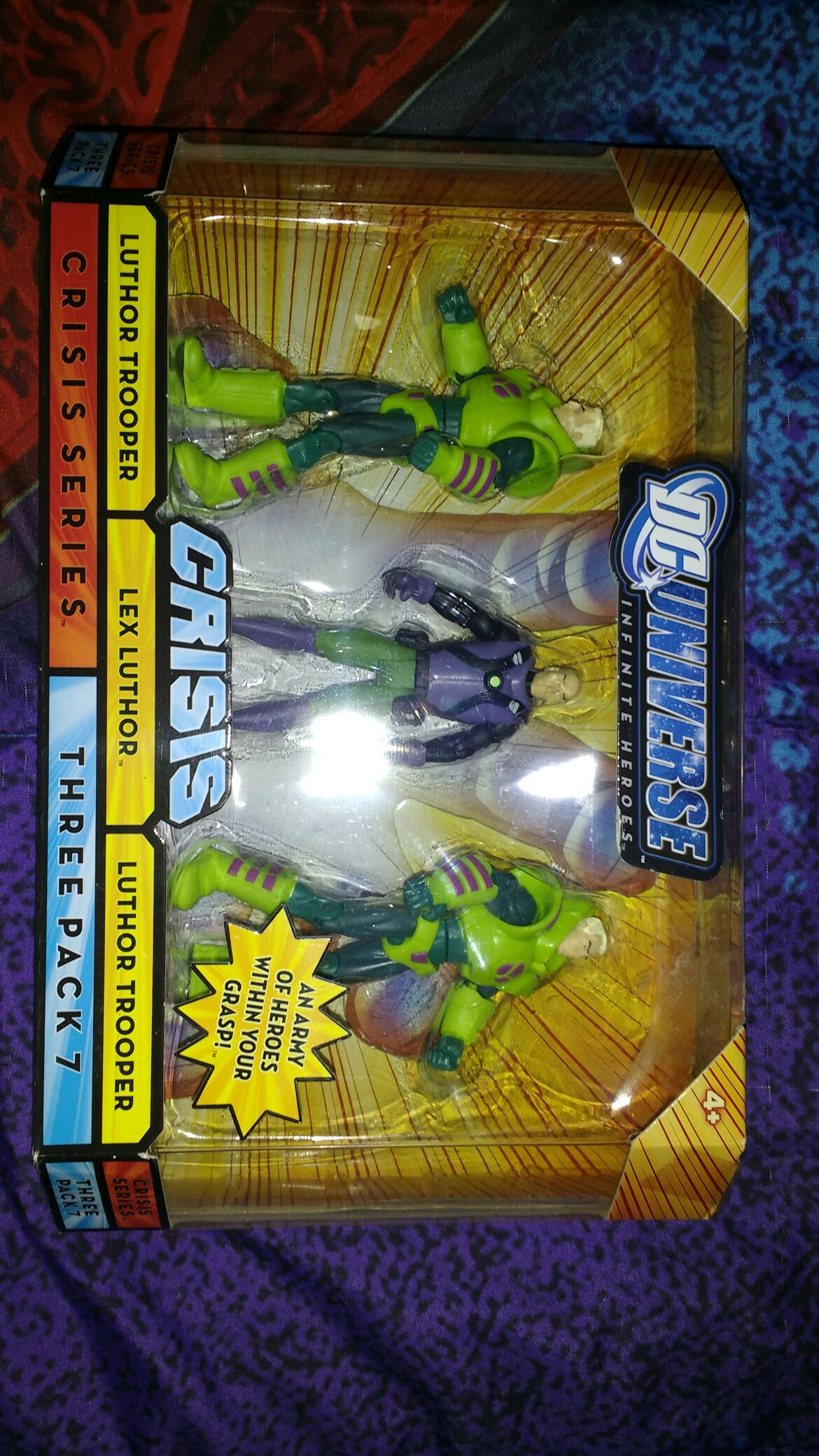 Crisis Series - Lex Luthor, Luthor Troopers - Mattel (DC Universe) action figure collectible [Barcode 027084648584] - Main Image 1