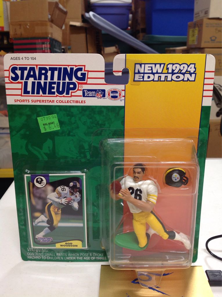 Rod Woodson 94 - STARTING LINEUP (FOOTBALL) action figure collectible [Barcode 076281684895] - Main Image 1